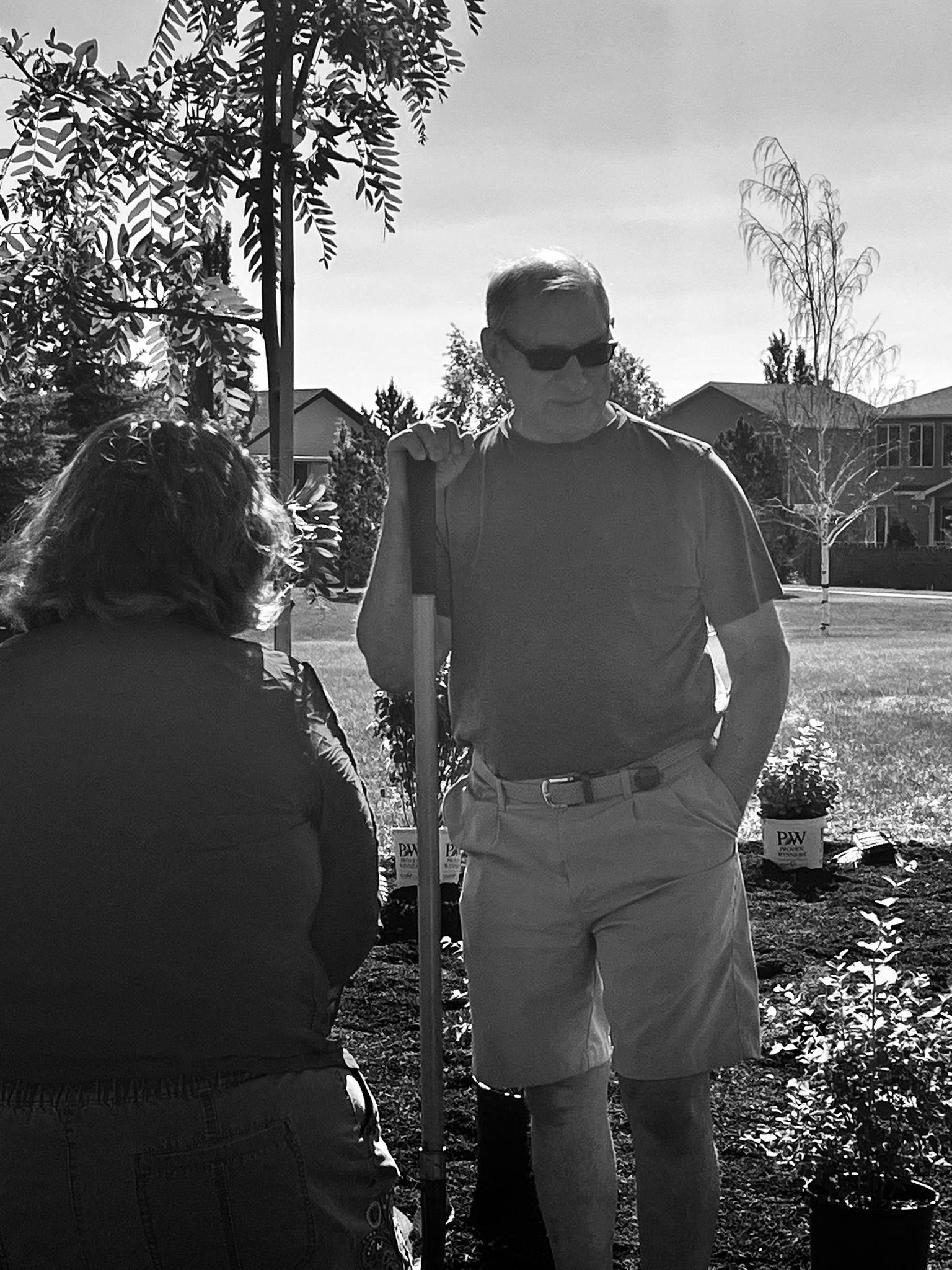 John Middleton-Hope doing community work